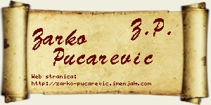 Žarko Pucarević vizit kartica